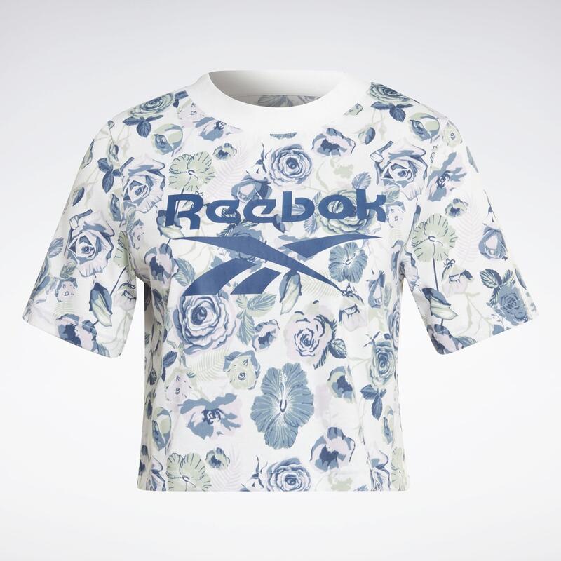 T-shirt crop Reebok Identity Floral