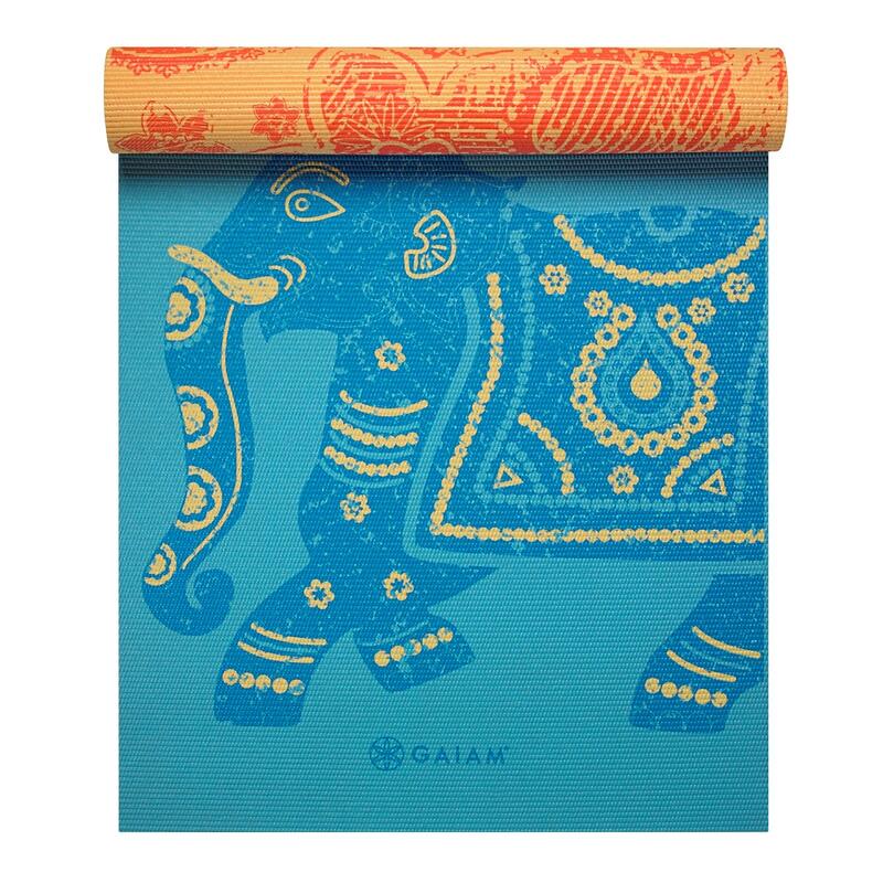 Reversible Yoga Mat - 6 mm - Elephant