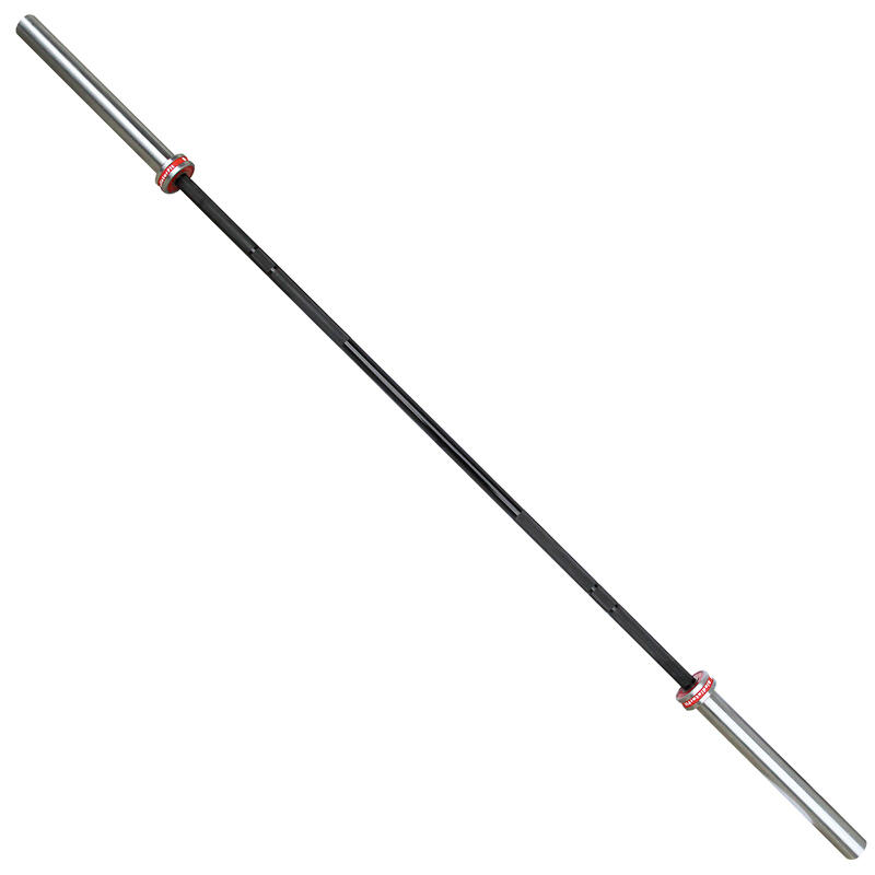 Langhantelstange "Barbell" aus Aluminium 220cm Ø 50mm + 2 Scheibenstopper