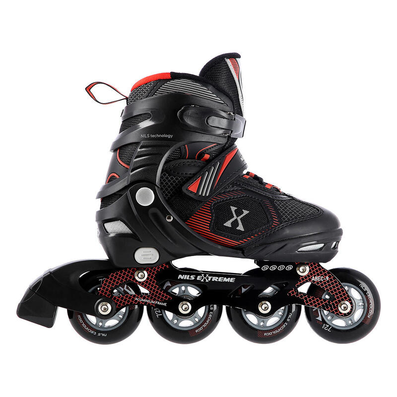 Roller patinaje en línea niño patines Nils Extreme Na9080, black