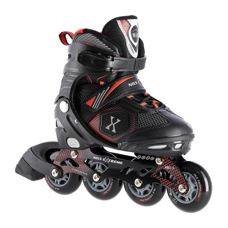 Roller patinaje en línea niño patines Nils Extreme Na9080, black