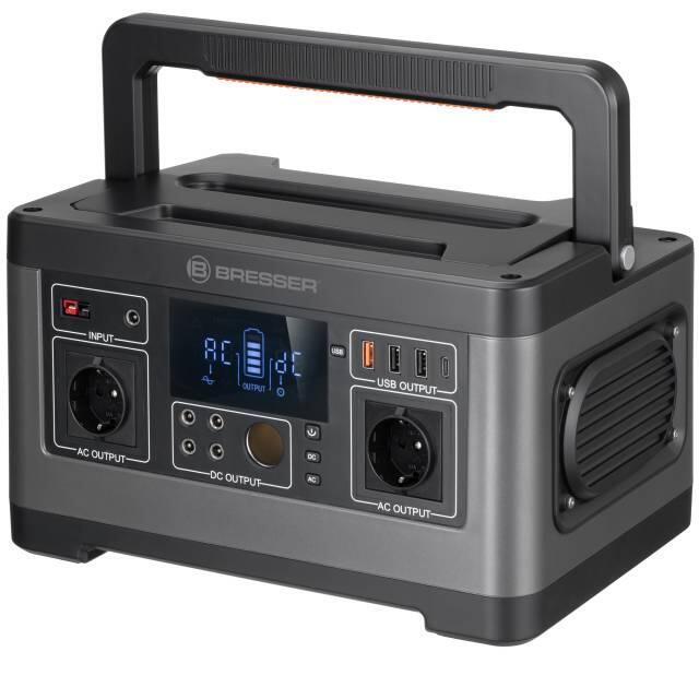 Batterie Externe Portable BRESSER 500 W - Powerbank, Camping, Voyage