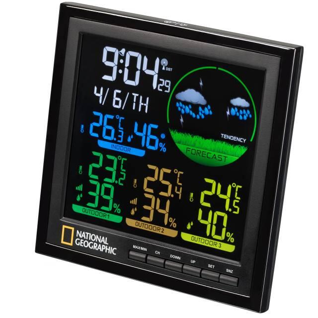 Stazione meteorologica con 4 intervalli di misurazione National Geographic