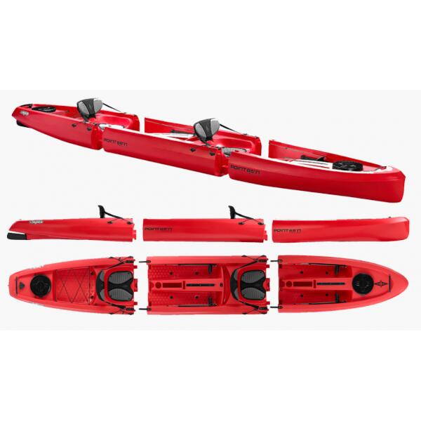 Kayak sit-on-top modulable deux places - Adulte - MOJITODUO