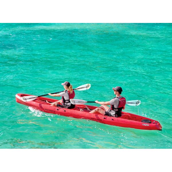 Kayak da pesca biposto sit-on-top - Adulto - MOJITOANG
