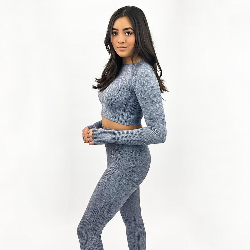 Seamless Sportoutfit / fitness kleding set voor dames / fitness legging + sport
