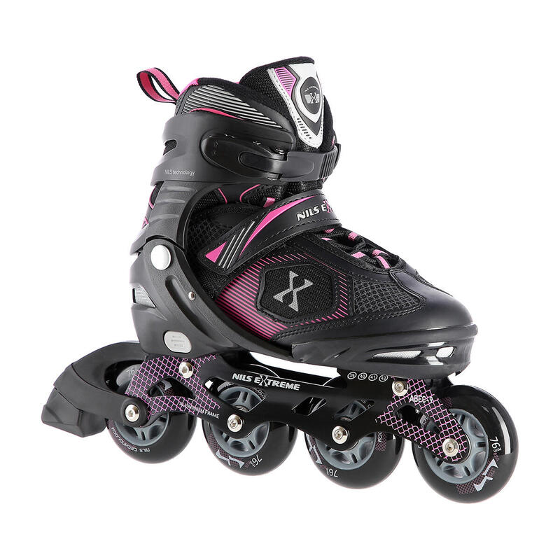 Rollers en ligne patinage en ligne - Na9080 noir femme