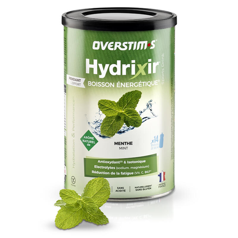 Boisson énergétique Hydrixir Antioxydant Menthe - 600g