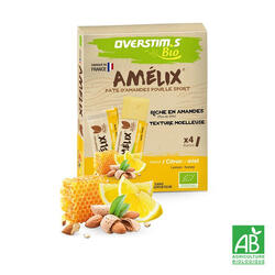 Energiereep Amelix Bio Citroen - Honing  - 4 x 25g