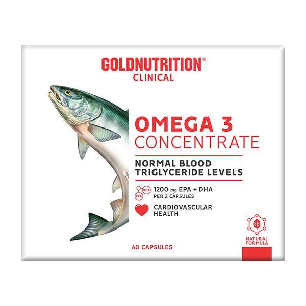 SUPLEMENTO NUTRICIONAL OMEGA 3 CONCENTRATE - GN CLINICAL - 60 CAPS