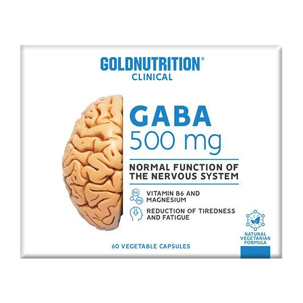 Supliment pentru imbunatatirea somnului GABA, GoldNutrition, 60 capsule