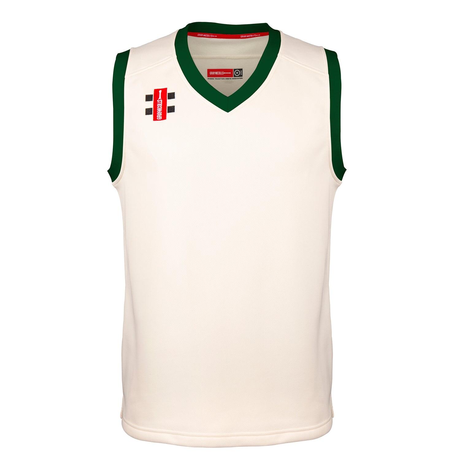 GRAY-NICOLLS Pro Performance Slipover, Ivory / Green