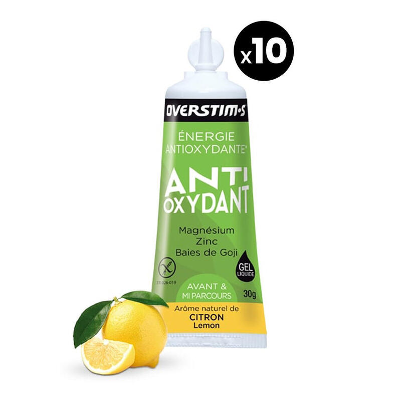 Gel énergétique Antioxydant Citron Boîte - 10x30g