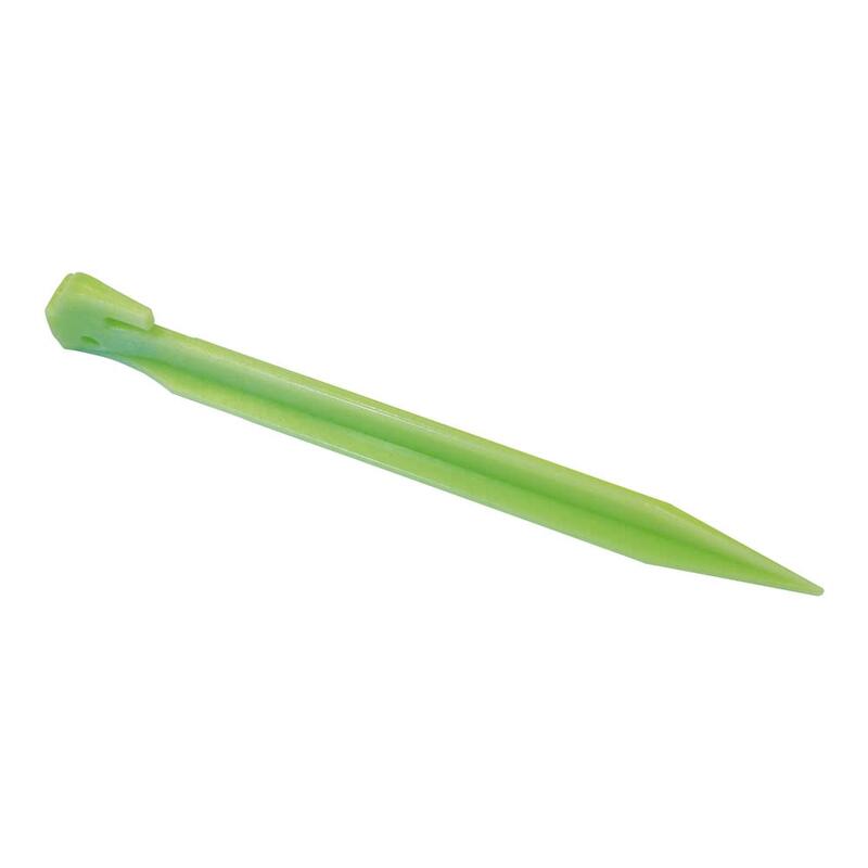 Y型發光膠營釘6支裝 - 萊姆綠色