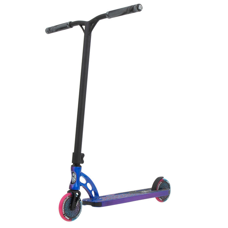 Hikole Trottinette Freestyle Pro Enfant, Rotation à 360 Degré, Résistante  aux Acrobaties et Sauts, 79cm de Hauteur, 100kg de Charge, 5 Ans ou Plus 61  x 12 x 52 cm Noir/Garçon en