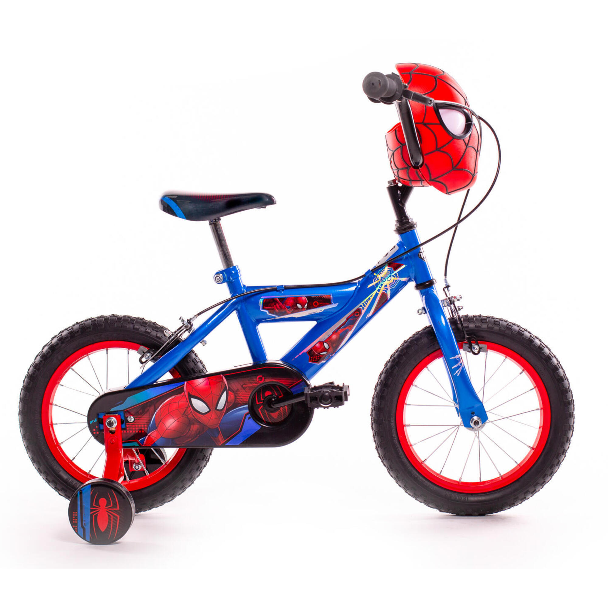 Huffy Marvel Spiderman 14 inch Boys Bike 4 -6 Years + Stabilisers 2/8