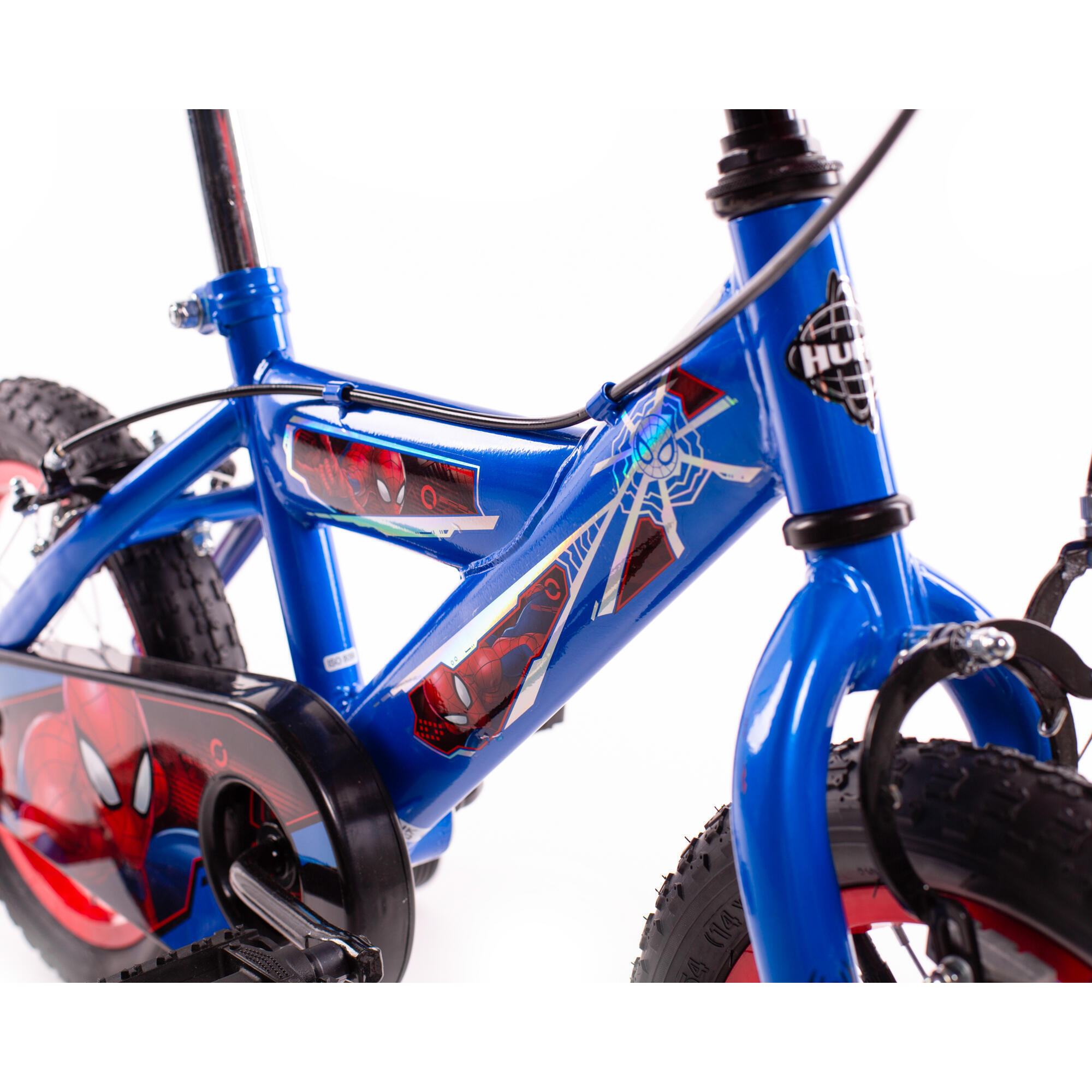 Huffy Marvel Spiderman 14 inch Boys Bike 4 -6 Years + Stabilisers 6/8