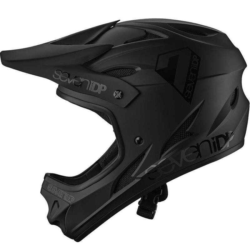 7iDP M1 Full Face Helmet Black