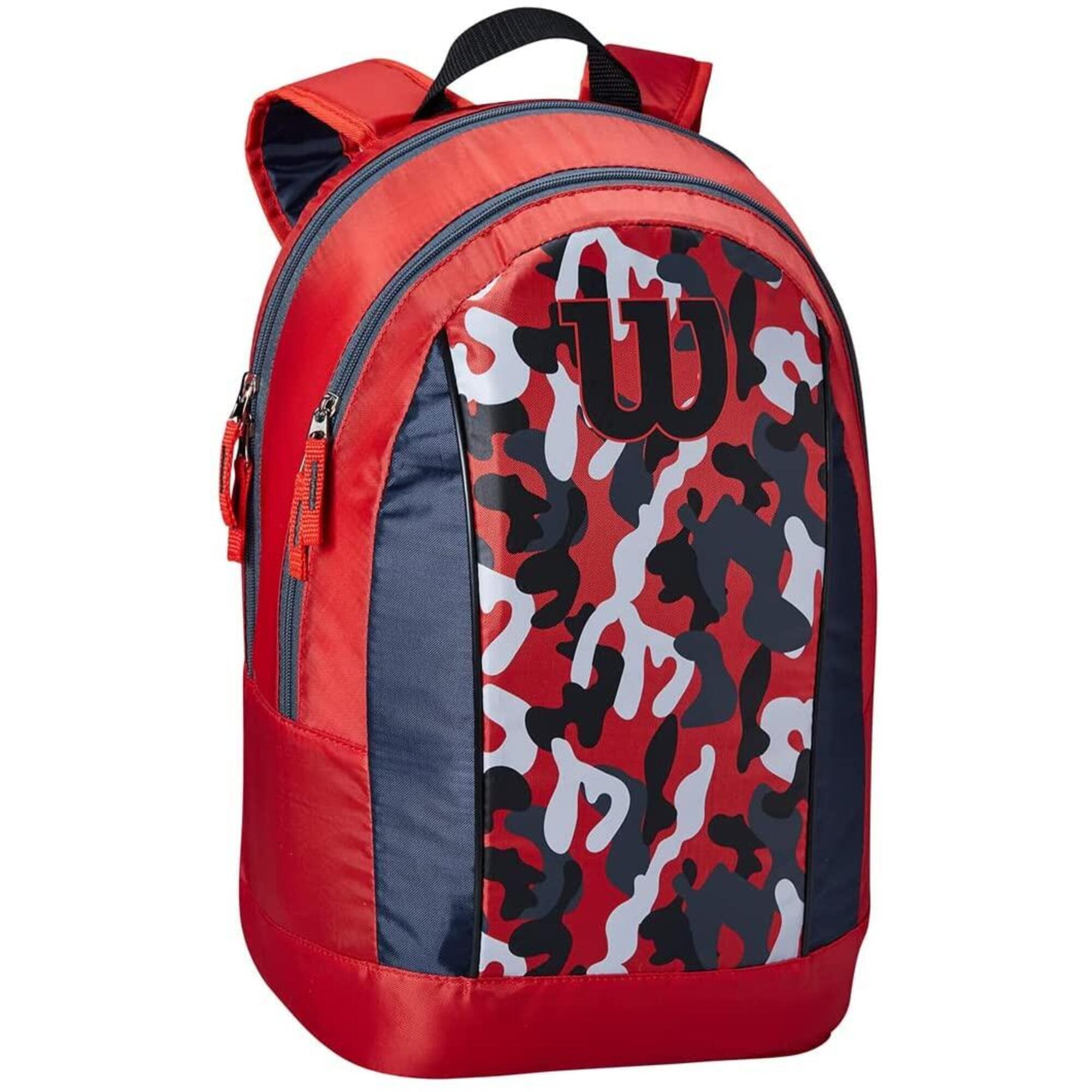 Wilson Camo Red/Grey Padel Tennis Backpack 1/2