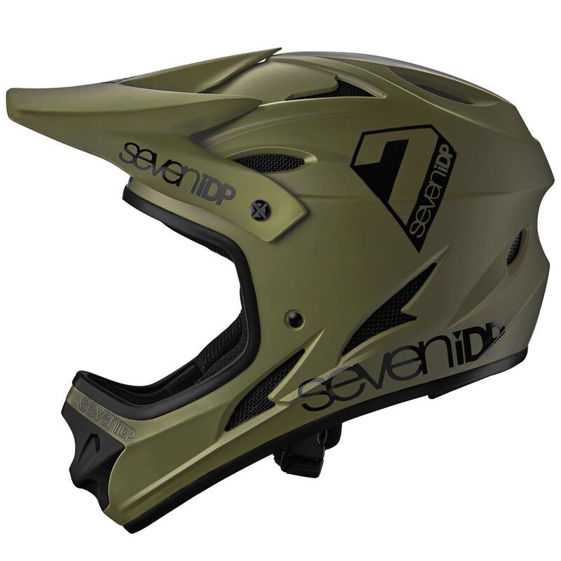 7iDP M1 Full Face Helmet Green