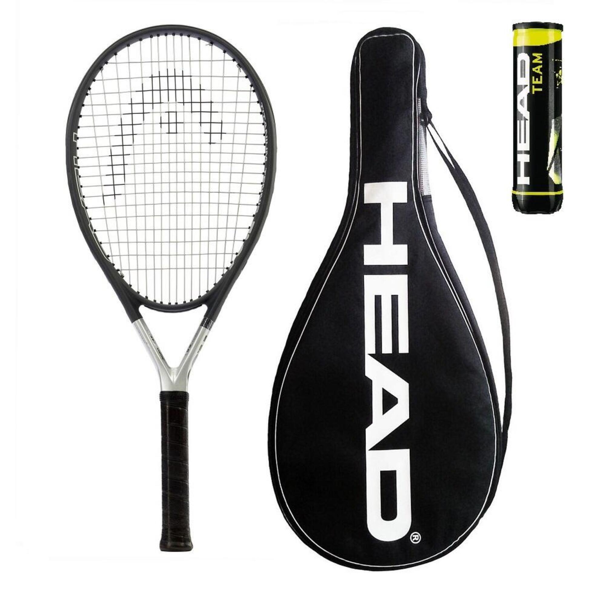 Head Ti S6 Tennis Racket + 3 Head Tennis Balls 1/1