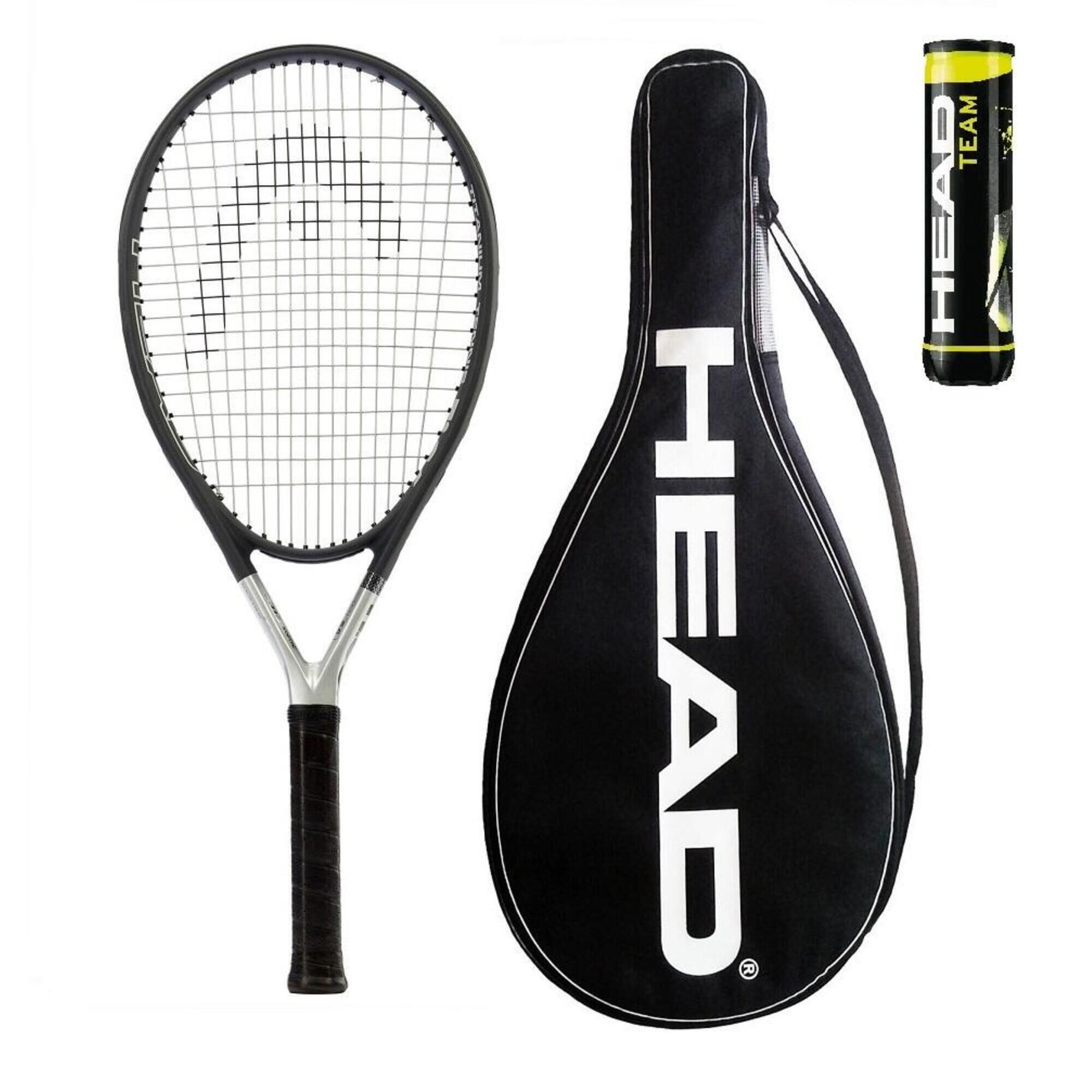 HEAD Head Ti S6 Tennis Racket + 3 Head Tennis Balls