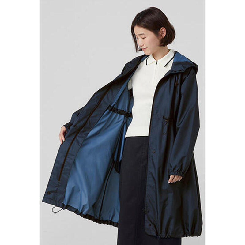 R1101 raincoat (with storage bag) - Navy Blue