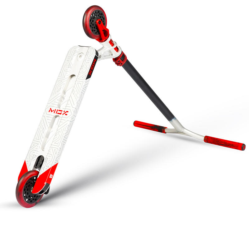 Stunt Scooter Freestyle Roller MGP Madd Gear MGX Extreme silber - rot