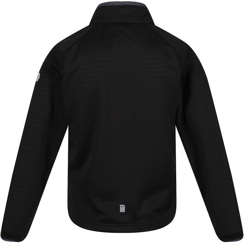 Children's HIGHTON LITE softshell jacket (Black)