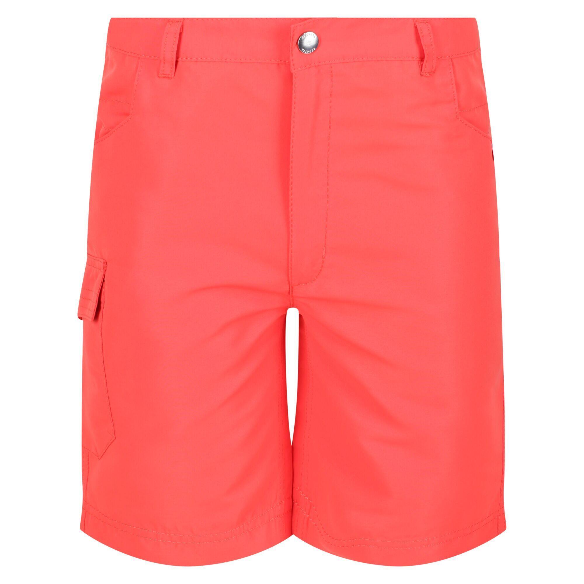 REGATTA Childrens/Kids Sorcer II Shorts (Neon Peach)