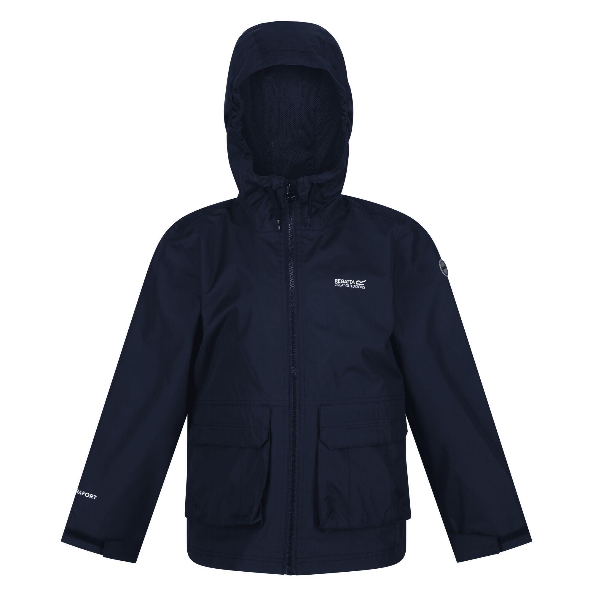 Giacca impermeabile HYWELL da bambino (Navy)