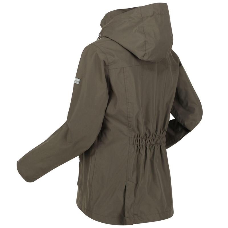 Veste imperméable LAIYAH Femme (Vert kaki sombre)