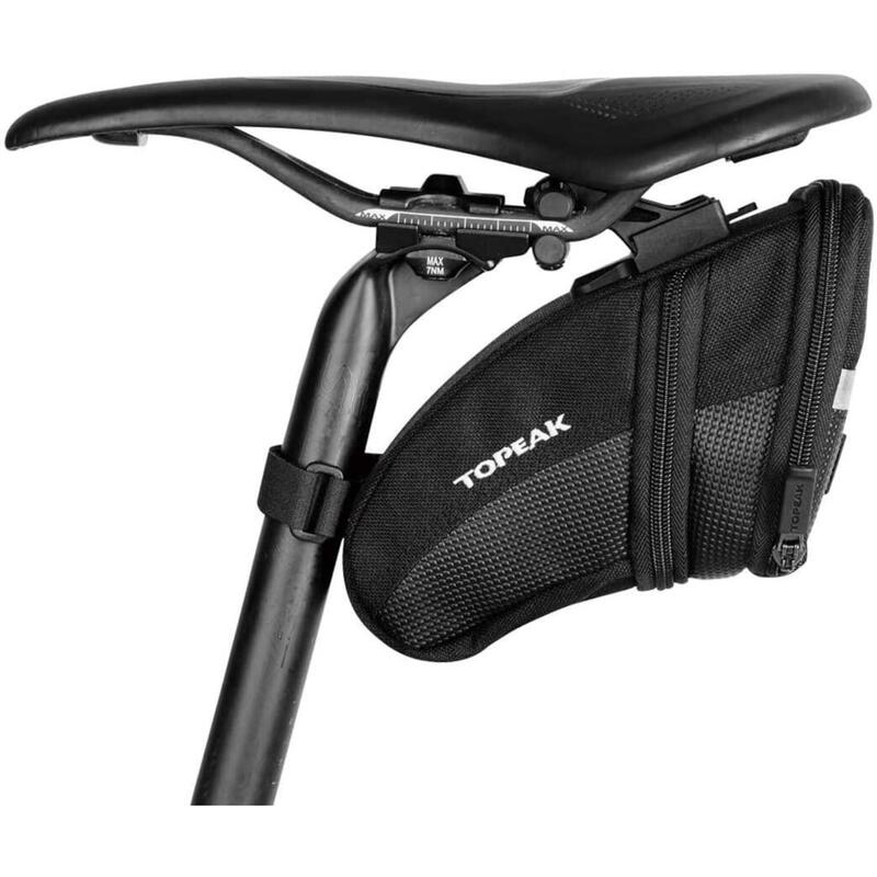 Satteltasche mit TOPEAK Aero Wedge Pack QuickClick-Halterung