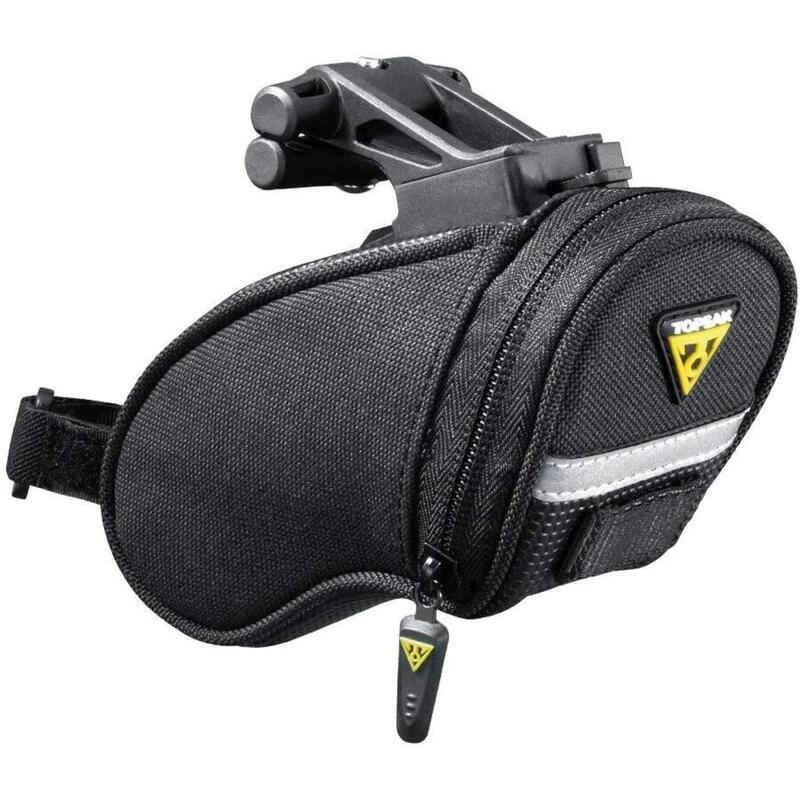 Satteltasche mit TOPEAK Aero Wedge Pack QuickClick-Halterung