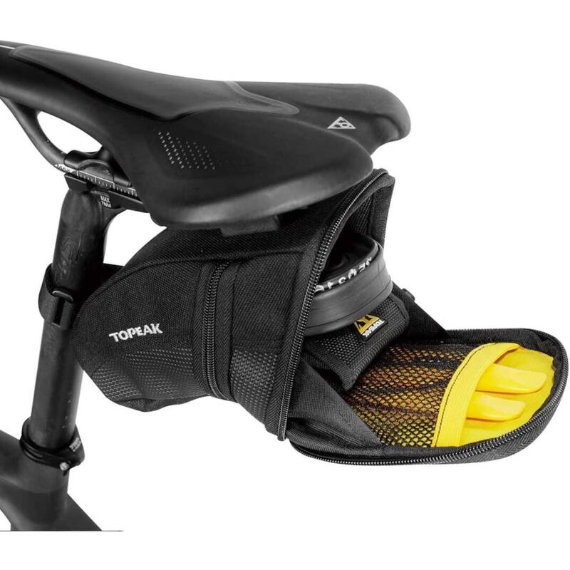 Satteltasche mit TOPEAK Aero Wedge Pack QuickClick-Halterung