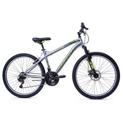 Huffy Extent 26 inch hardtail mountainbike voor volwassenen, mat gunmetal