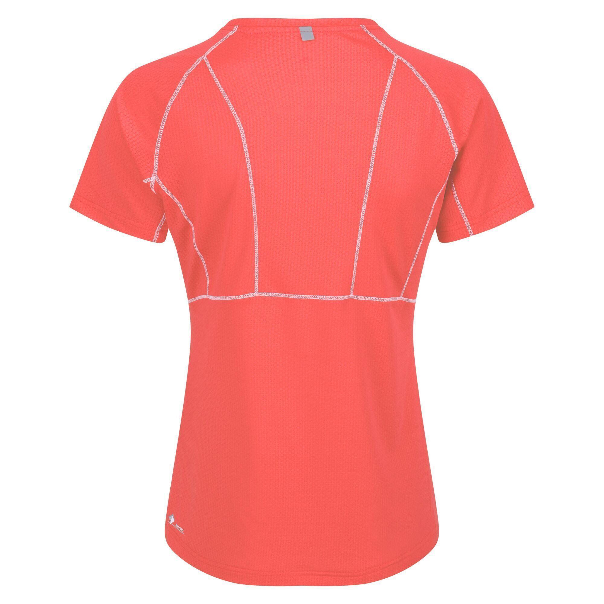 Womens/Ladies Devote II TShirt (Neon Peach) 2/5