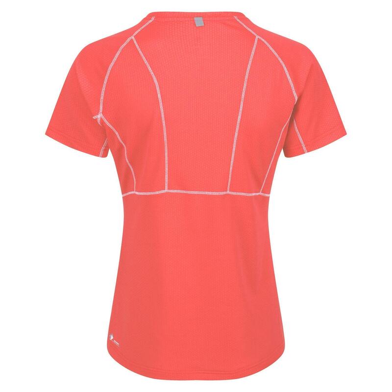 T-Shirt Devote II Mulher Pêssego Neon