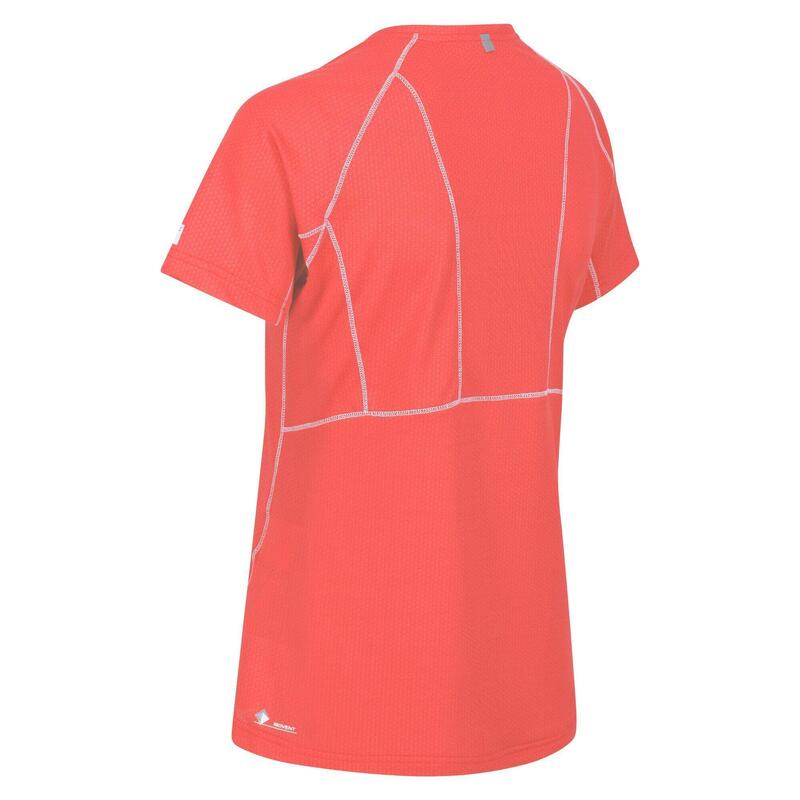 Tshirt DEVOTE Femme (Corail néon)