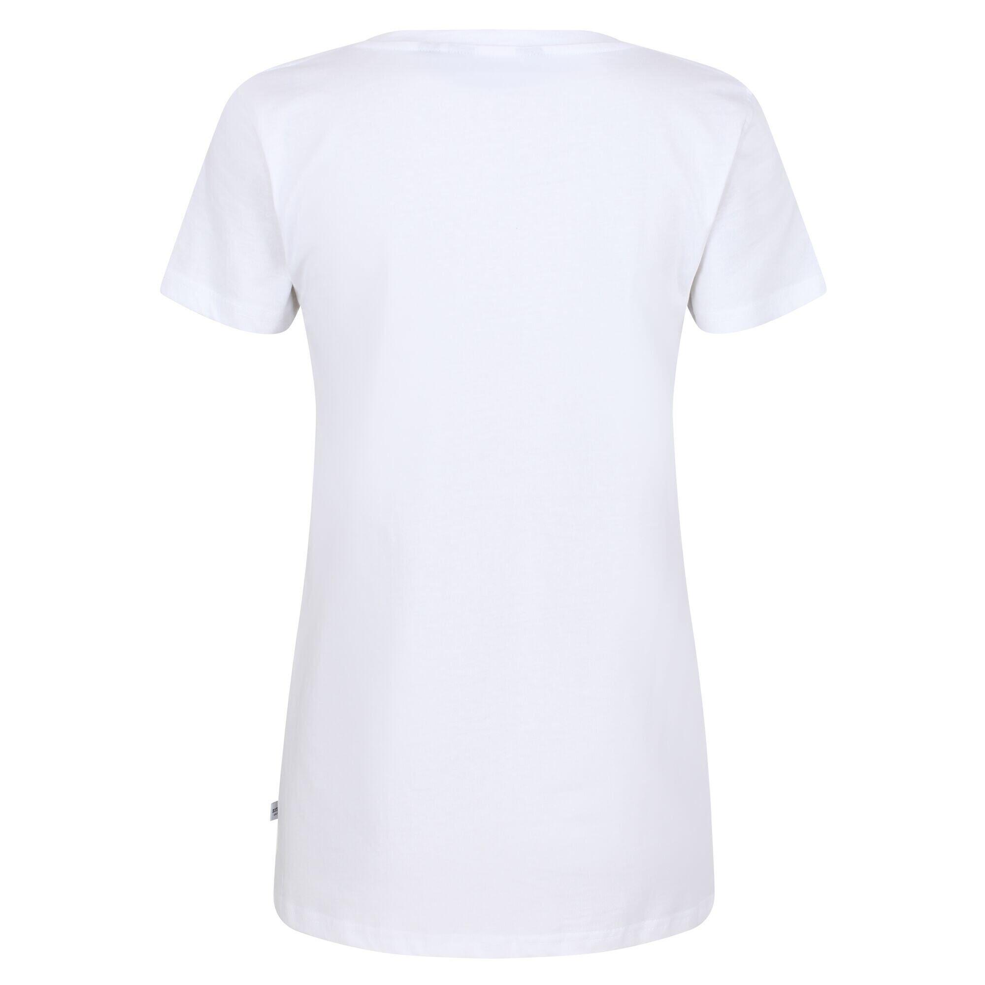 Womens/Ladies Filandra VI Floral TShirt (White) 2/5