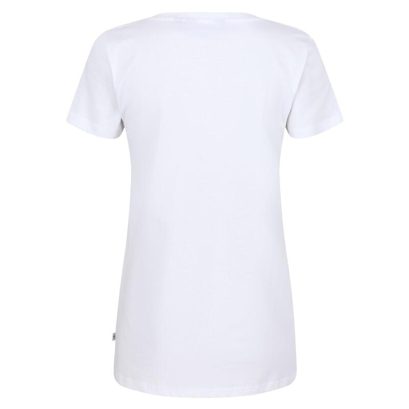 Dames Filandra VI Bloemen Tshirt (Wit)