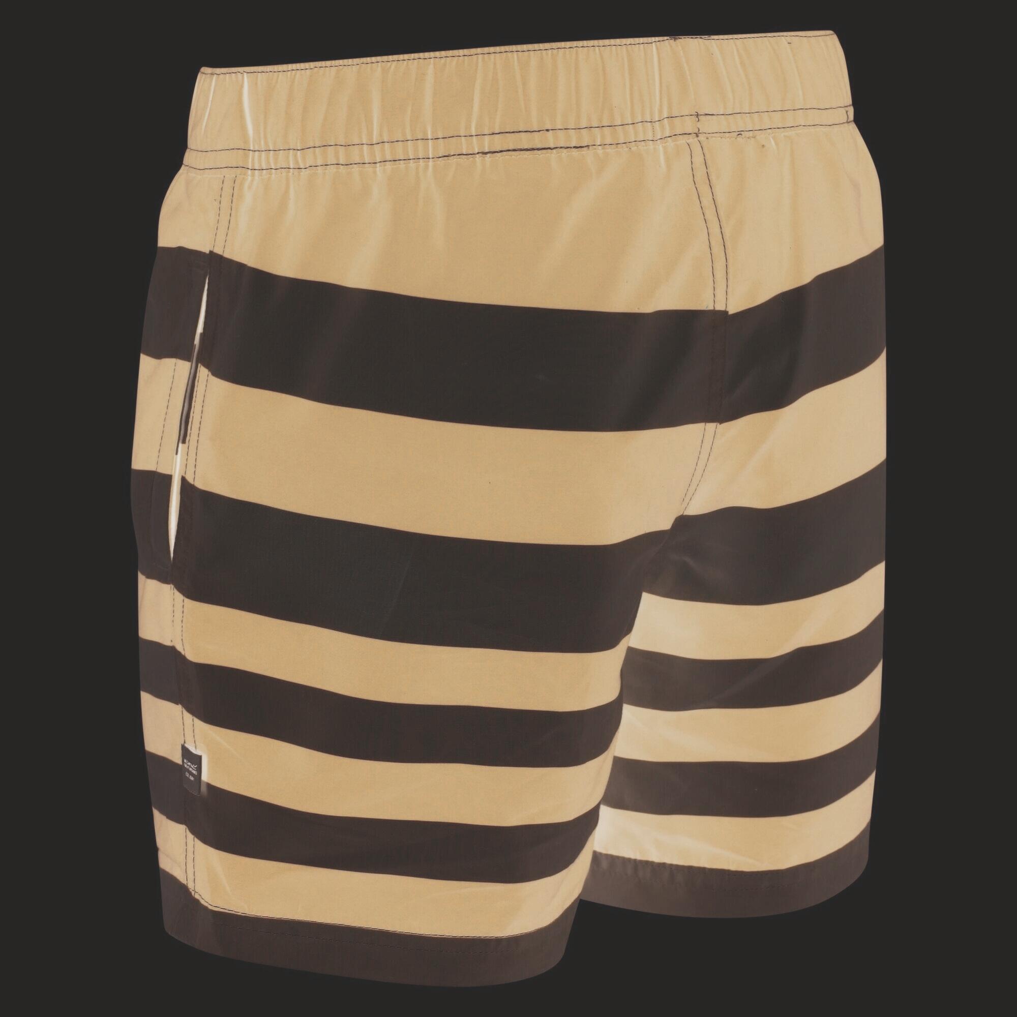 Boys Skander II Striped Swim Shorts (Lapis Blue) 3/5