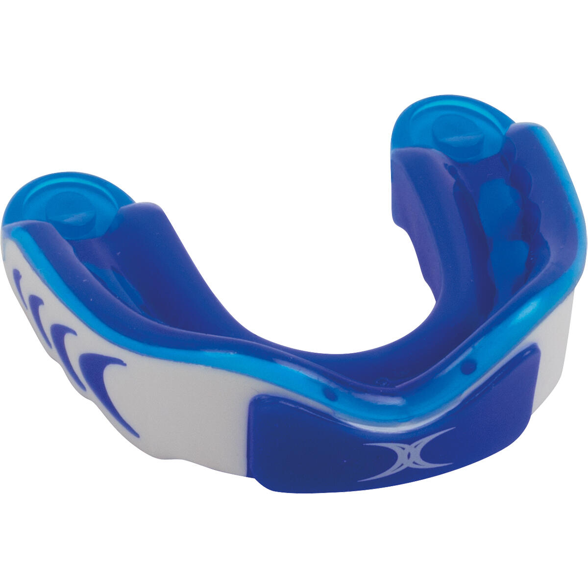 Virtuo Triple Density Mouthguard - Blue / White - Adult 2/3