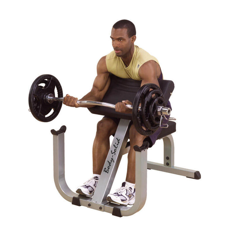 Body-Solid GPCB329 preacher curl bank