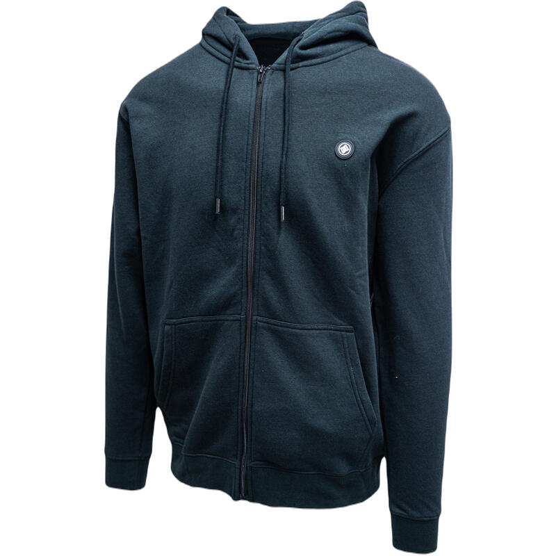 Capucha DC Shoes Riot Zip Up, Negro, Hombres