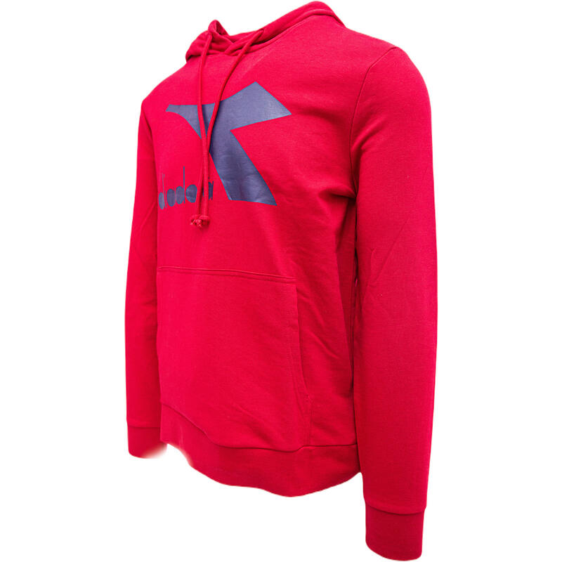 Capuche Diadora Big Logo, Rouge, Hommes