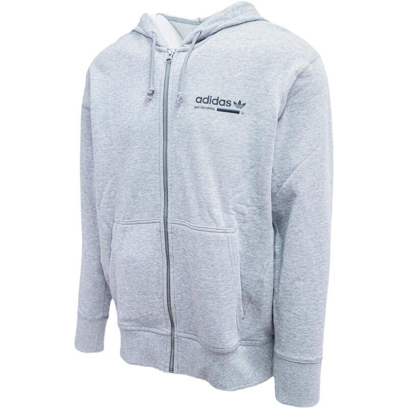 Hanorac barbati adidas Originals Kaval Fz Hoody, Gri