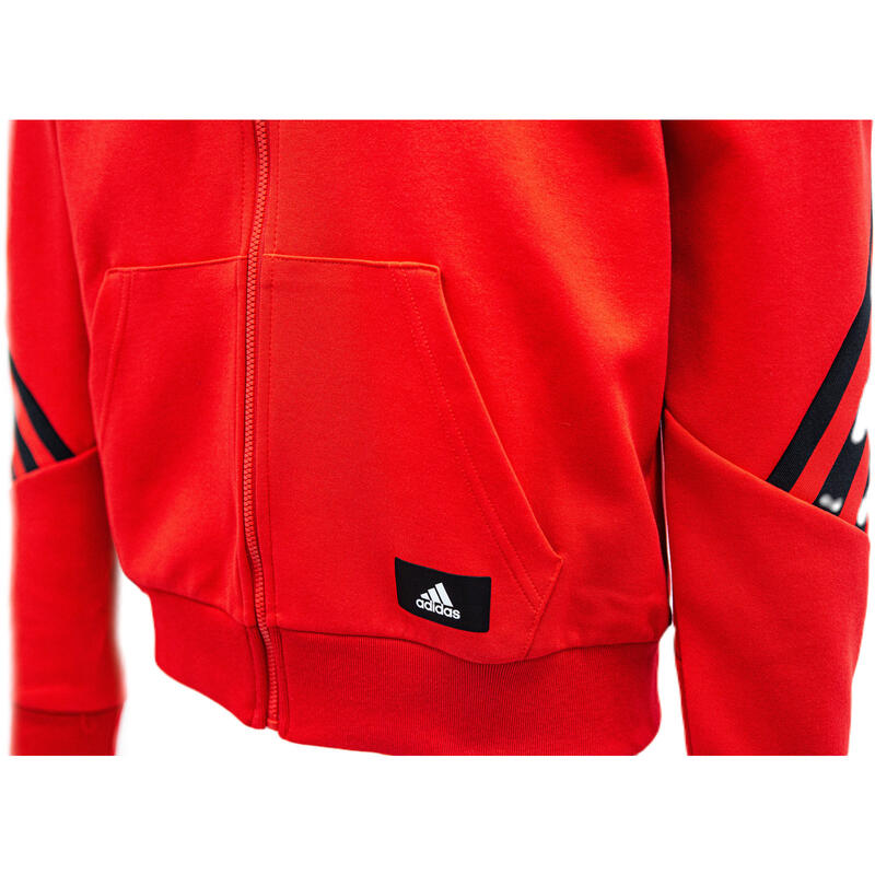 Capuche adidas Sportswear Future Icons 3 Stripes, Rouge, Hommes