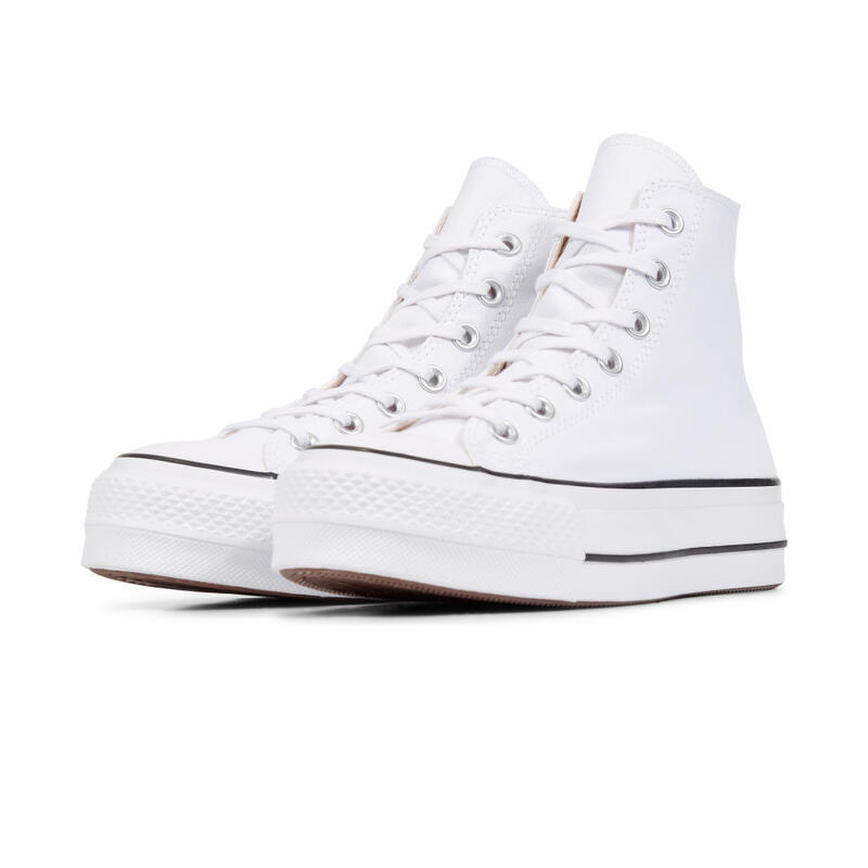 Chuck taylor all star lift hi, White/black/white