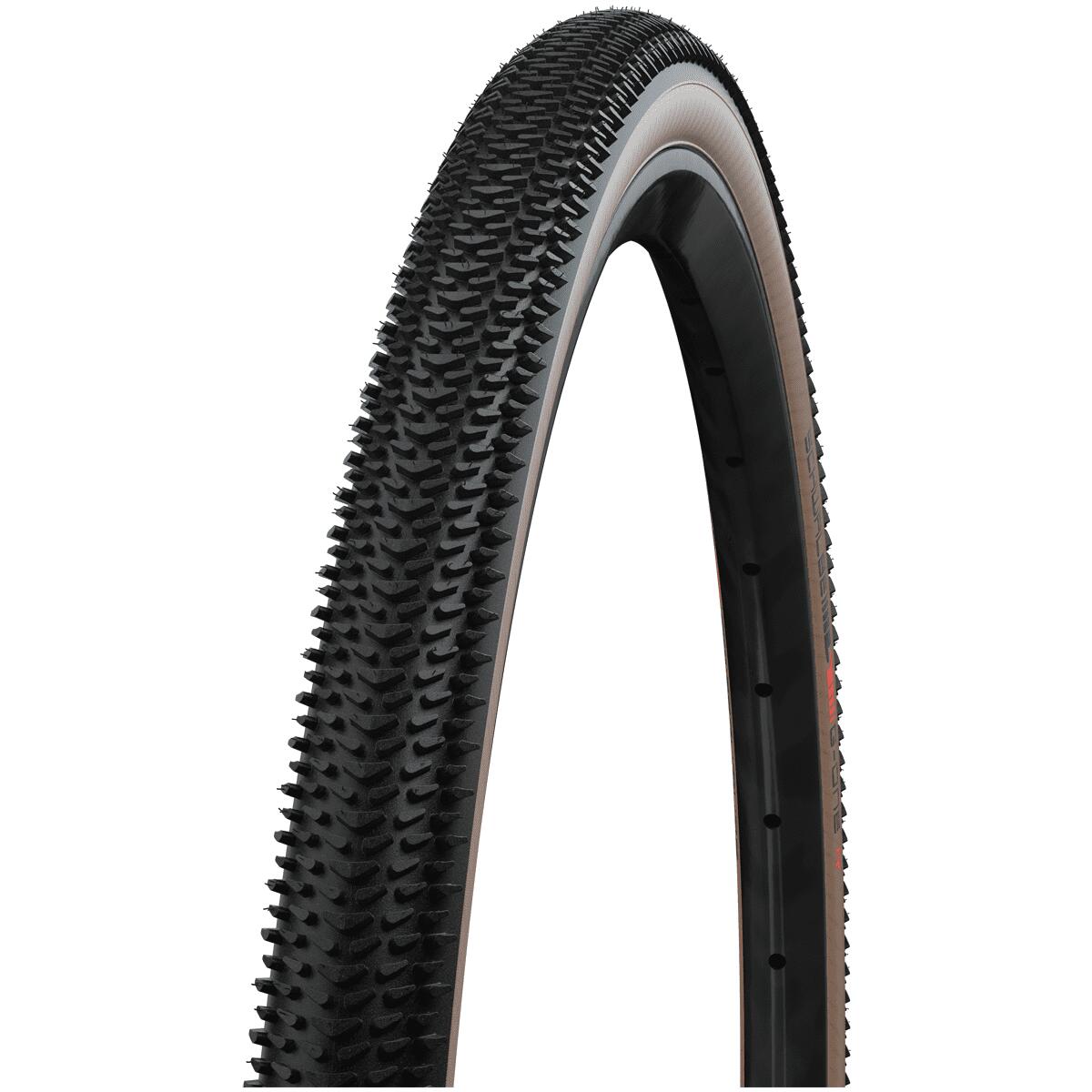 Schwalbe G-ONE R 28" x 1.7" 700 x 45C Transparent Sidewall Tyre 1/4